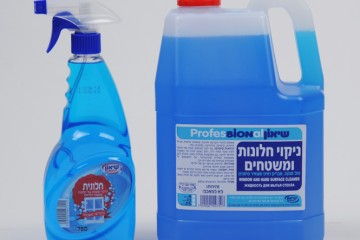 נוזל חלונות 4 ליטר/ 750 מ"ל